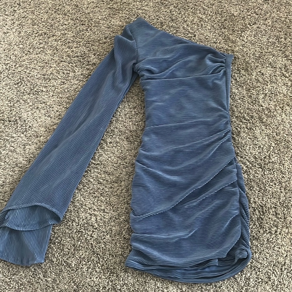 Lucy in the sky blue body con dress